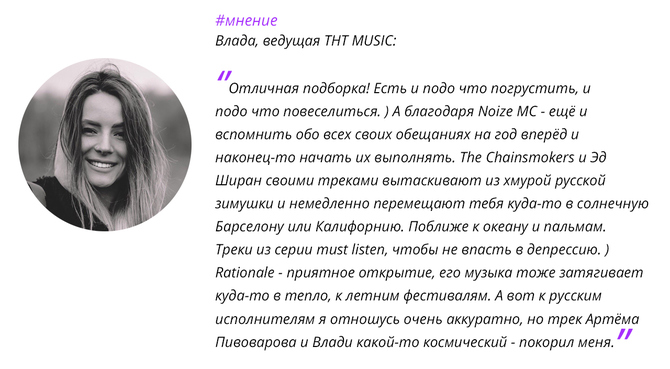Лучшие треки за две недели