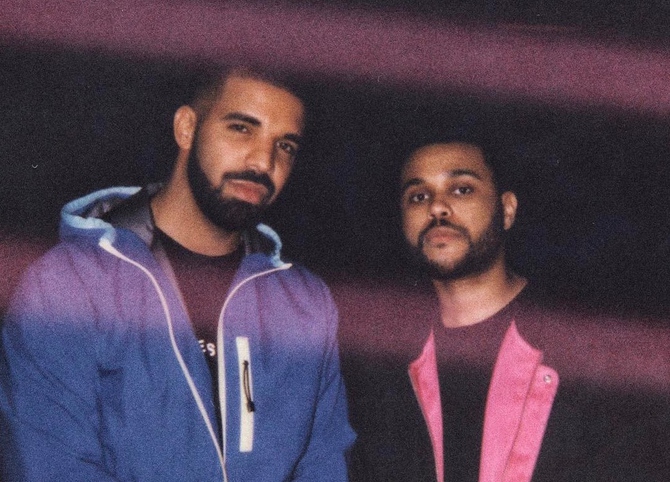 Дрейк и The Weeknd / Фото: dancehallhiphop.com