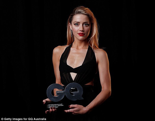 Эмбер Хёрд на премии журнала GQ / Фото: dailymail.co.uk