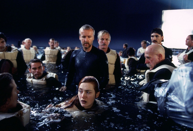 Кадр со съёмок фильма «Титаник» / Фото: le-titanic.fr