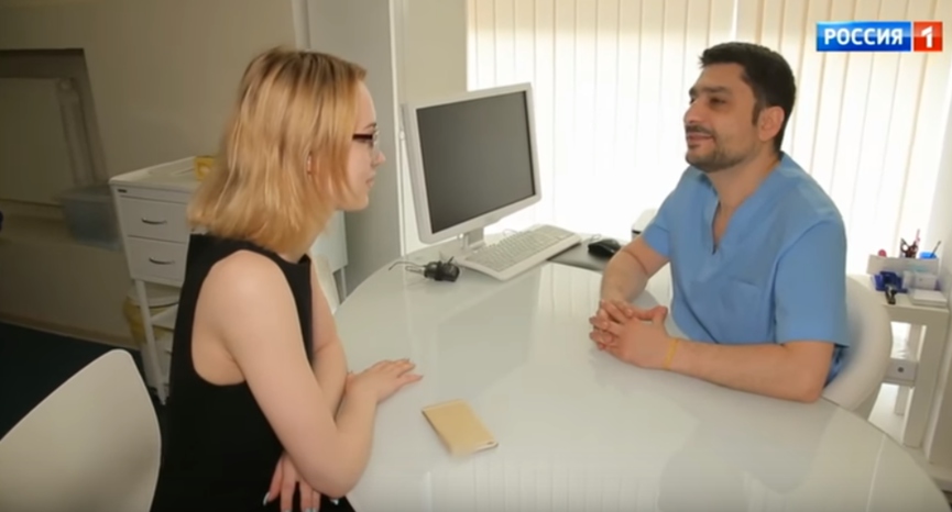 Диана Шурыгина на приёме у пластического хирурга