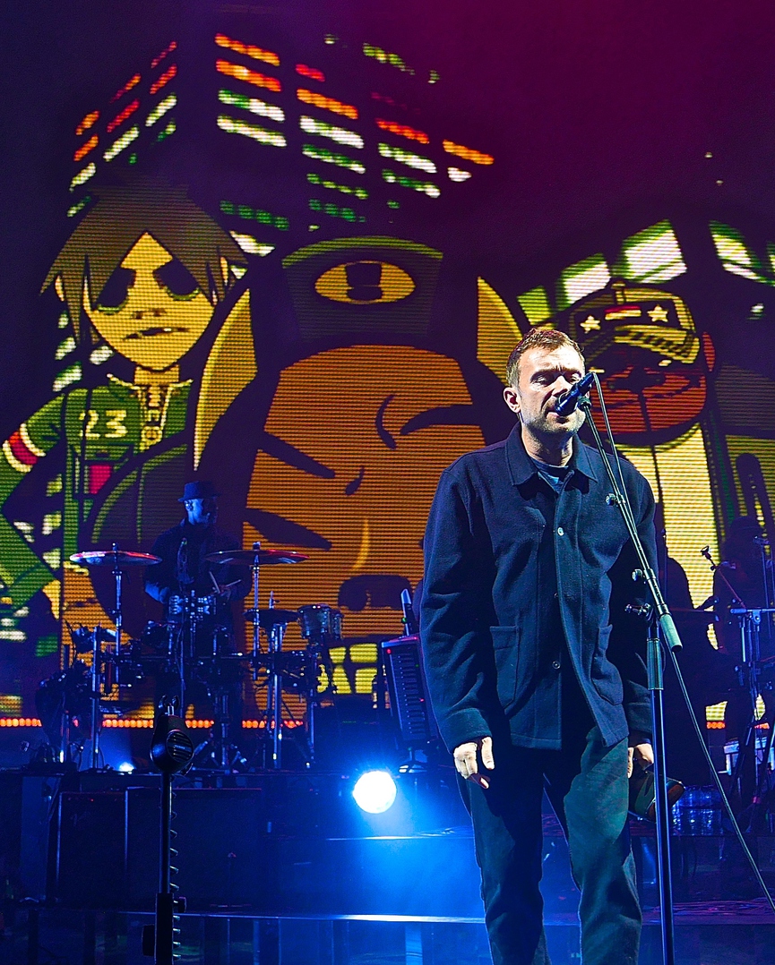 Дэймон Албарн на выступлении во время турне «Humanz»​Фото: Instagram