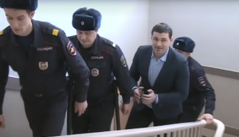 Сам Телепнев себя виноватым не считает​Фото: кадр трансляции