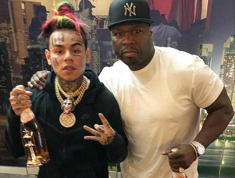 50 Cent выразил свой респект Tekashi и был рад личному знакомству​Фото: Instagram
