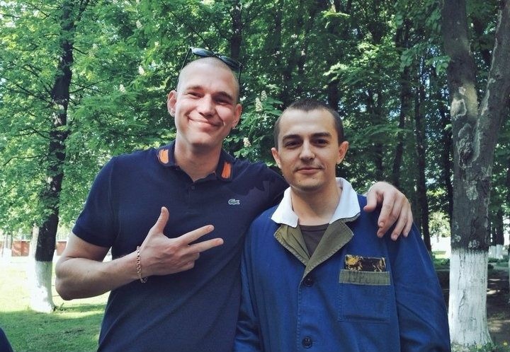 Ресторатор с осчастливленным Сергеем Поляковым​Фото: Twitter