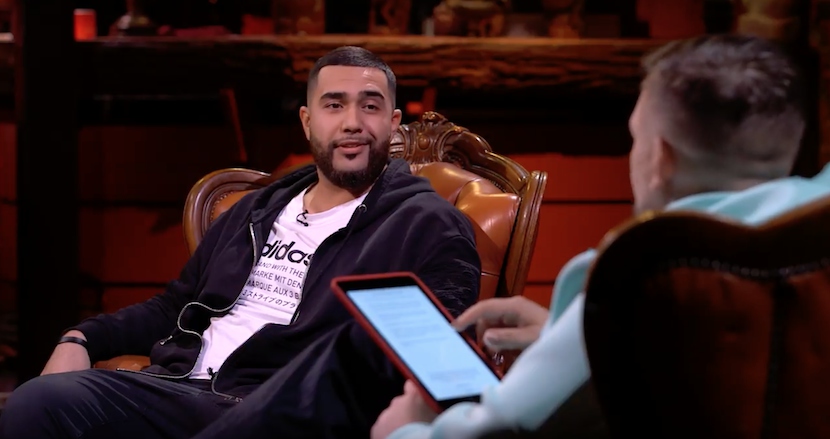 Jah Khalib в судии «Gazlive»​Фото: Кадр из видео