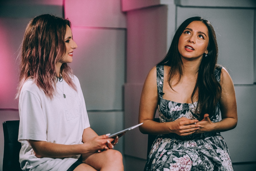 Ведущая ТНТ MUSIC Влада и Manizha​Фото: Виталий Кривцов, ТНТ MUSIC