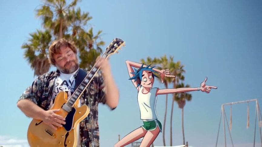 Gorillaz и Джек Блэк​Фото: Кадр из клипа