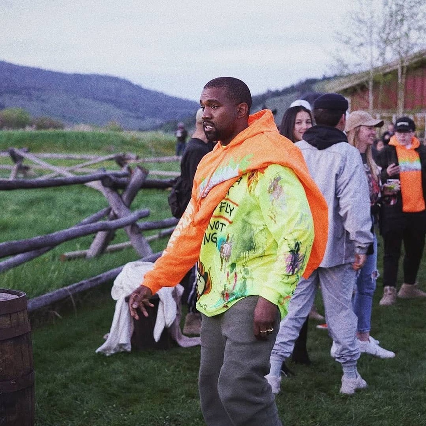 Канье Уэст на презентации своего альбома «Ye» в Вайоминге​Фото: Instagram