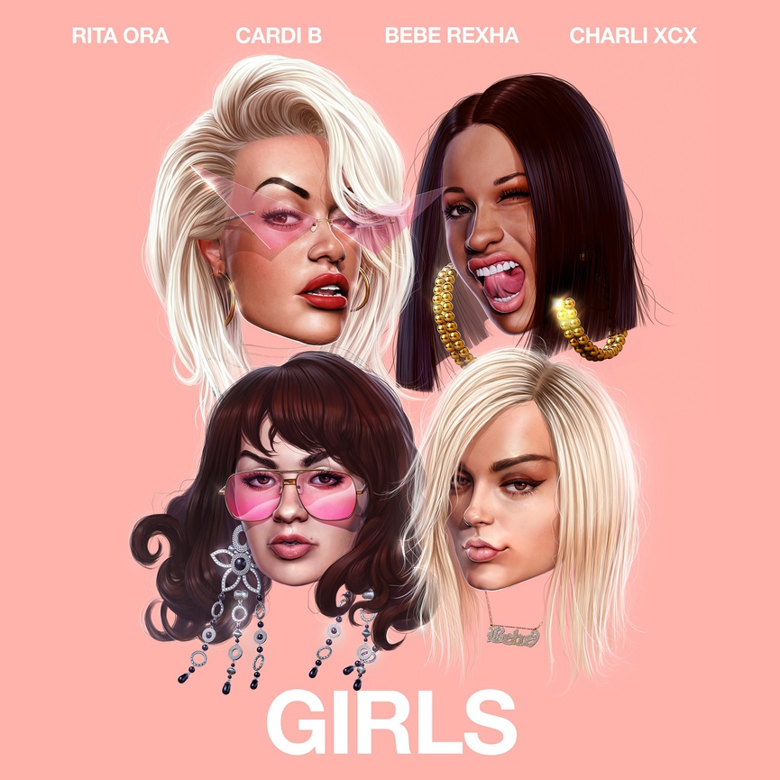 Сочный коллаб: Rita Ora, Cardi B, Bebe Rexha и Charli XCX в клипе «Girls»