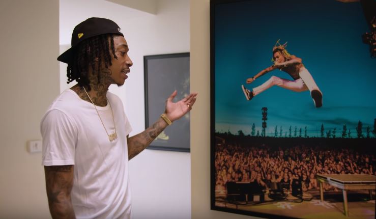 Wiz Khalifa любуется на себя любимогоФото: кадр из видео