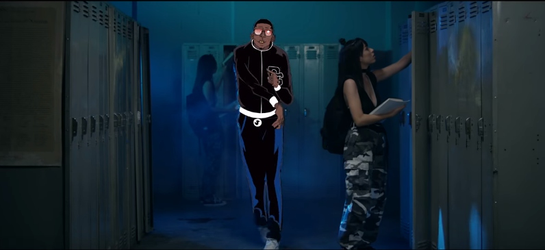 Мультяшный BlocBoy JB​Фото: кадр из клипа