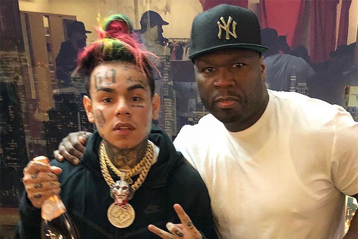 Tekashi 6ix9ine и 50 cent​Фото: Instagram