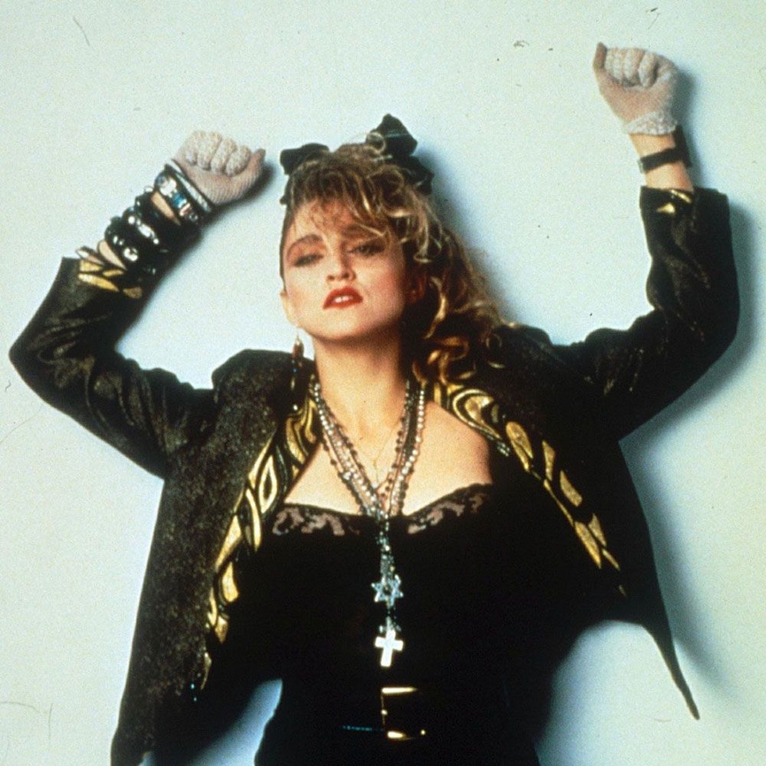 Юная Мадонна​Кадр со съемок фильма «Отчаянно ищу Сьюзен»