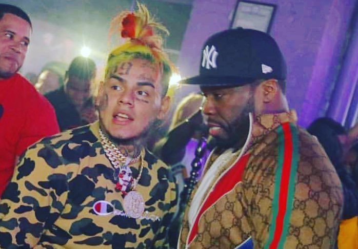 50 Cent и 6ix9ine ​Фото: Instagram 