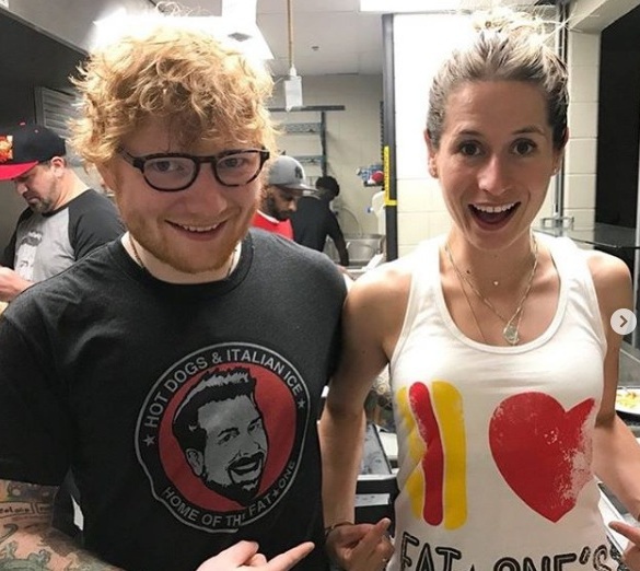 Эд Ширан и Черри Сиборн предпочли не афишировать личное счастье​Фото: Instagram 