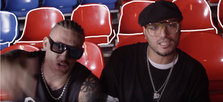 Птаха сыграл в баскетбол с LEXS'ом в клипе «Gangsta»