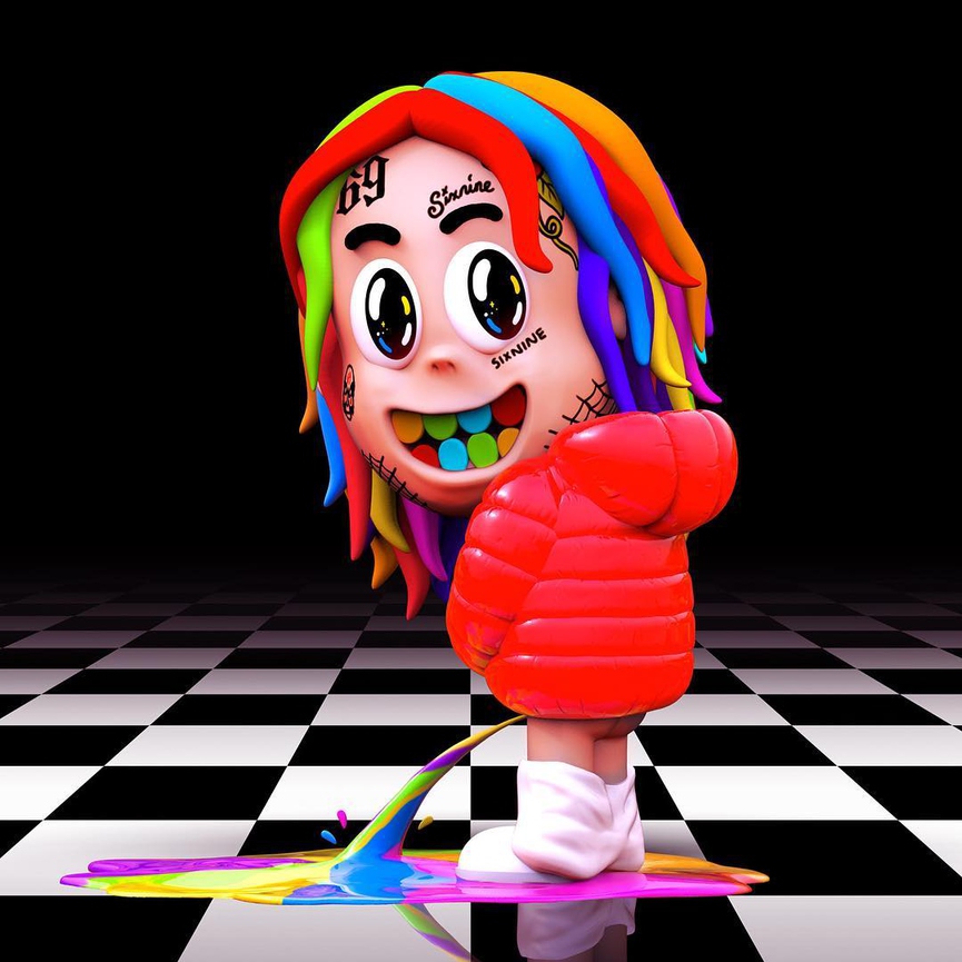 Официальная обложка альбома «Dummy Boy» от 6ix9ine