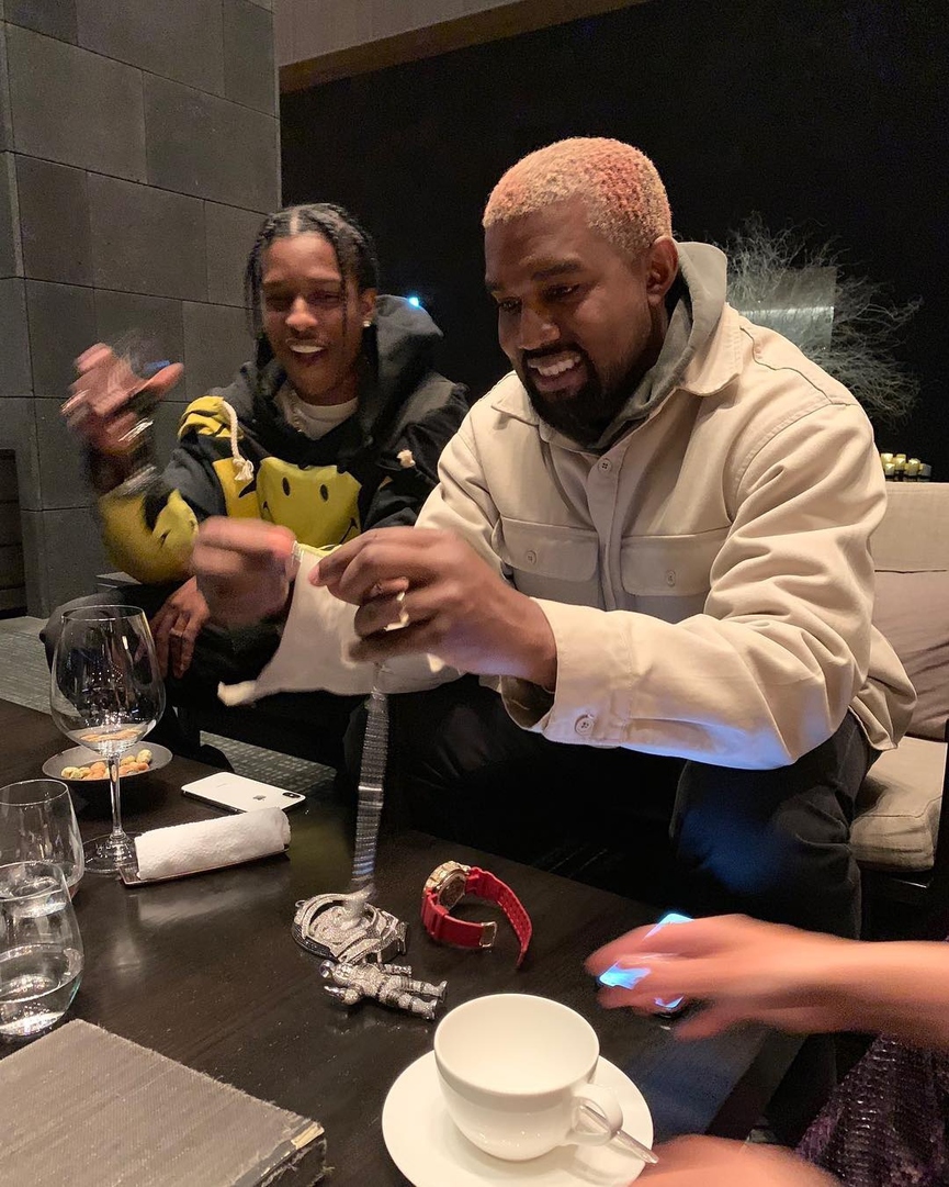 Канье Уэст, А$ap RockyФото: ВКонтакте