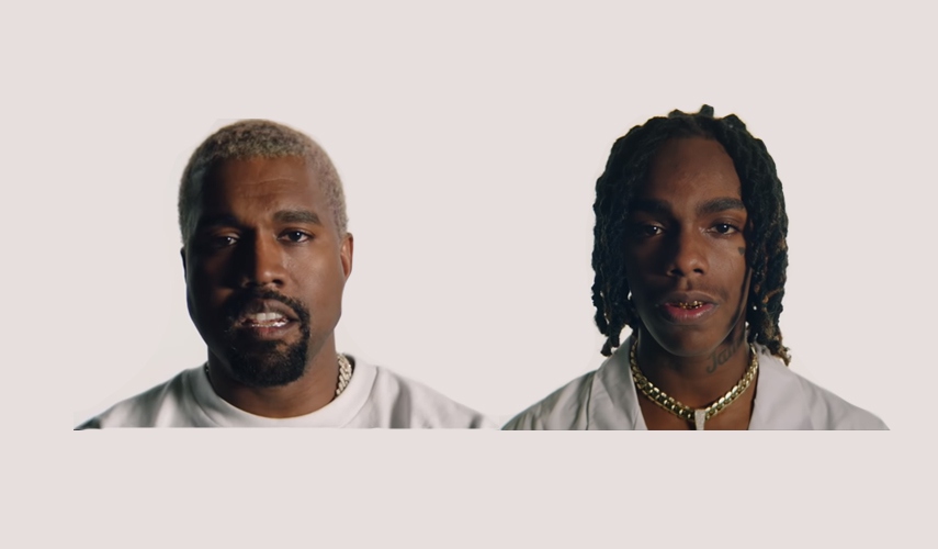 Канье Уэст и YNW MellyКоллаж: кадры из клипа 