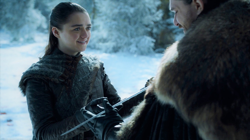 Кадр из первого эпизода финального сезона сериала «Игра престолов», HBO