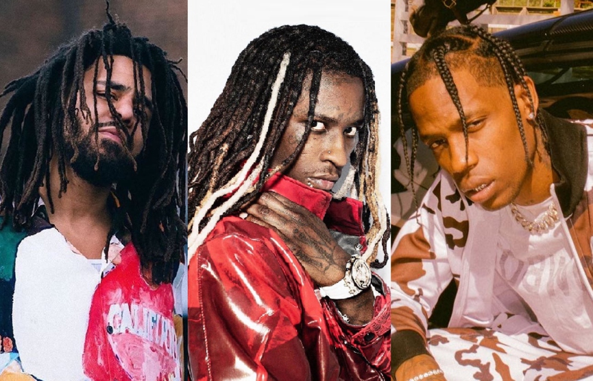 Джей Коул, Young Thug и Трэвис Скотт​Фото: Instagram