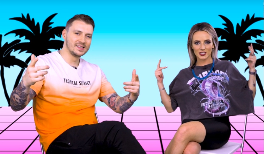 VJ Chuck и Влада Голдберг​Фото: кадр из видео