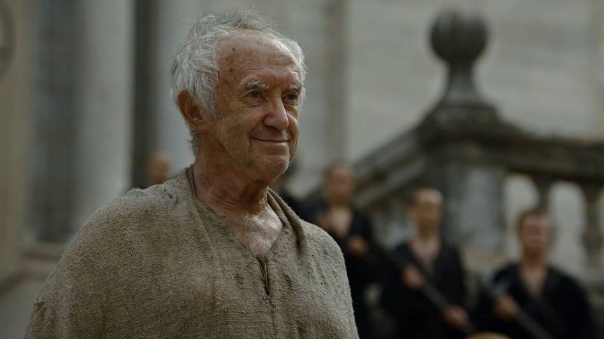 Джонатан Прайс в роли Его ВоробейшестваКадр из сериала «Игра престолов», HBO