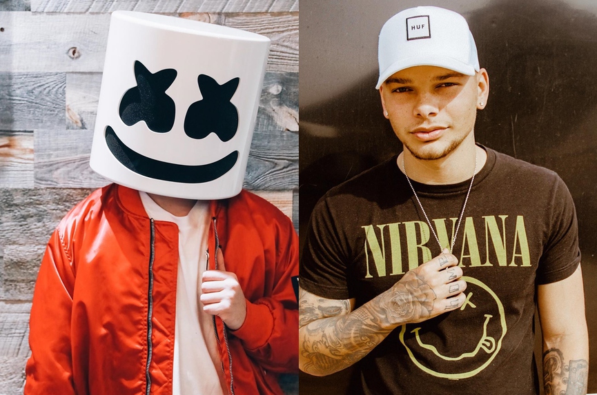Marshmello и Кейн Браун​Фото: Instagram