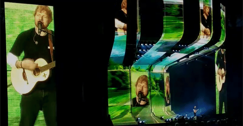 Как прошёл первый концерт Эда Ширана в России: мэшапы, рэп и флешмоб с фонариками