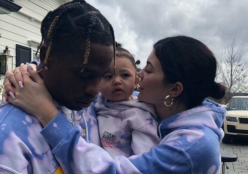 Трэвис Скотт, Кайли Дженнер и Сторми​Фото: Instagram 