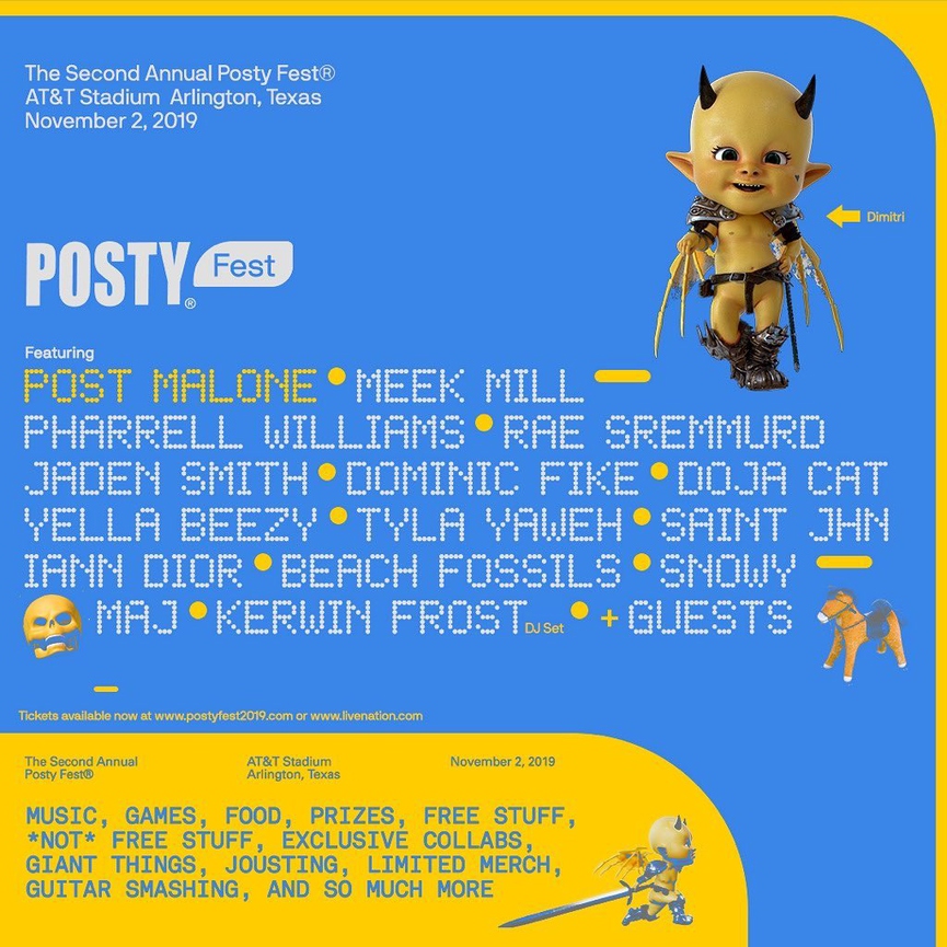 Афиша Posty Fest ​Фото: Instagram