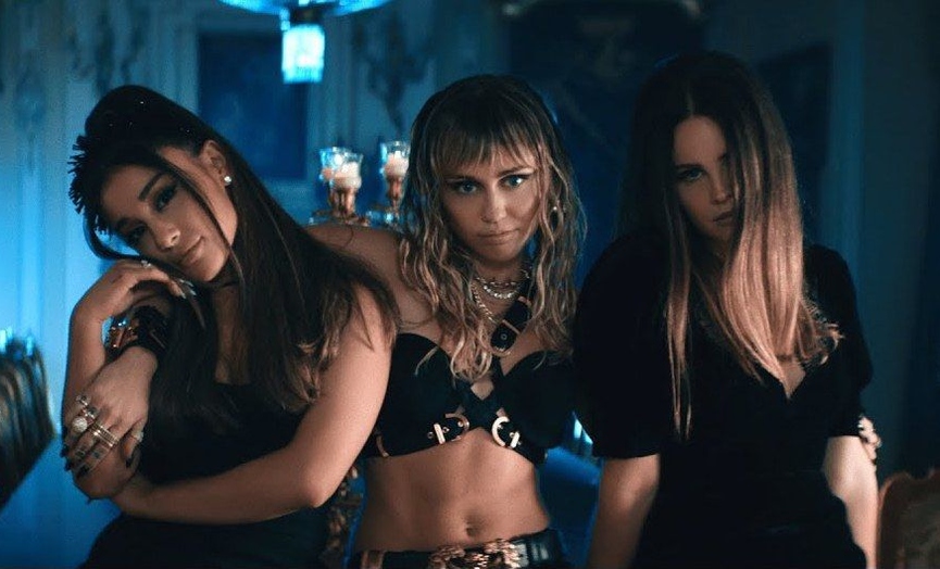 Ариана Гранде, Майли Сайрус и Лана Дель РейФото: YouTube