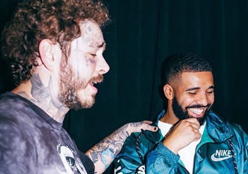 Дрейк и Post Malone Фото: Instagram