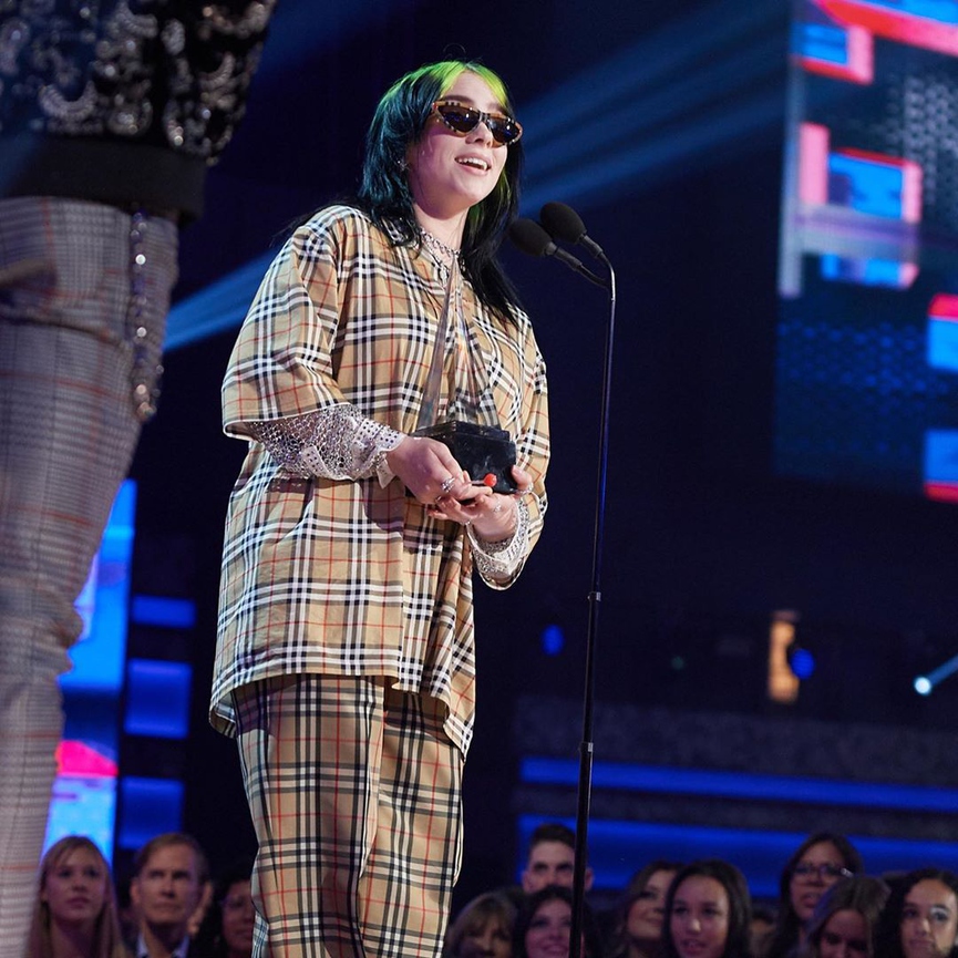 Билли Айлиш на American Music Awards 2019​Фото: Instagram
