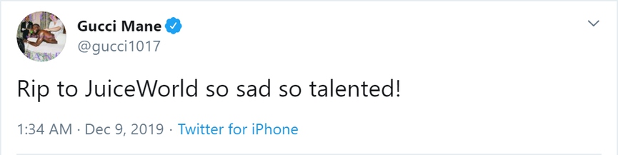 Дрейк, Холзи, Lil Nas X, Билли Айлиш и другие звёзды попрощались с Juice WRLD