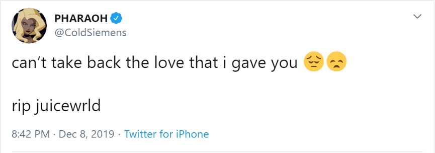 Дрейк, Холзи, Lil Nas X, Билли Айлиш и другие звёзды попрощались с Juice WRLD