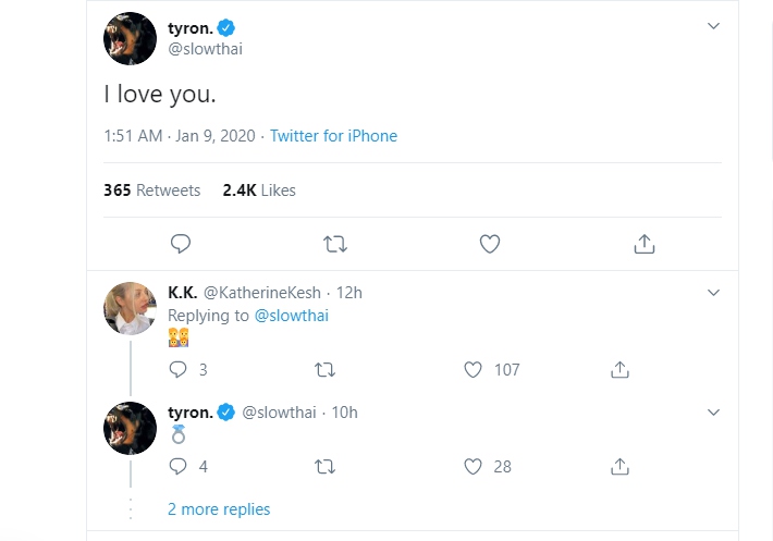 Twitter-переписка Кати и Slowthai​Скрин: Twitter