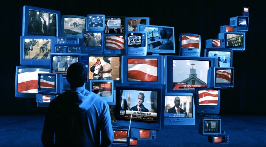 Фото: кадр из клипа Эминема «Darkness»