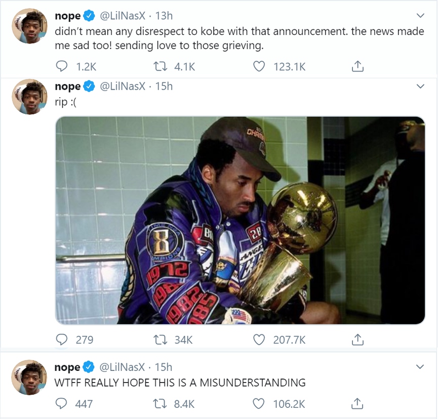 Дрейк, Тейлор Свифт, Канье Уэст, Feduk, Леван Горозия и другие звёзды попрощались с Коби Брайантом