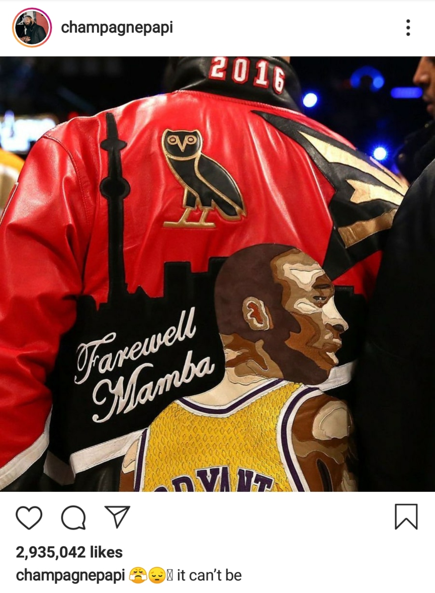 Дрейк, Тейлор Свифт, Канье Уэст, Feduk, Леван Горозия и другие звёзды попрощались с Коби Брайантом