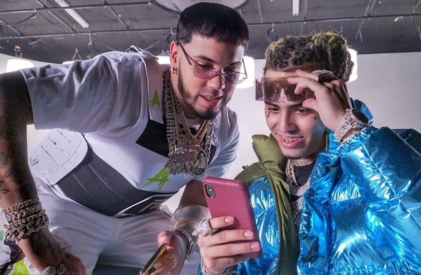 Anuel AA и Lil Pump на съёмках клипа​Фото: Instagram