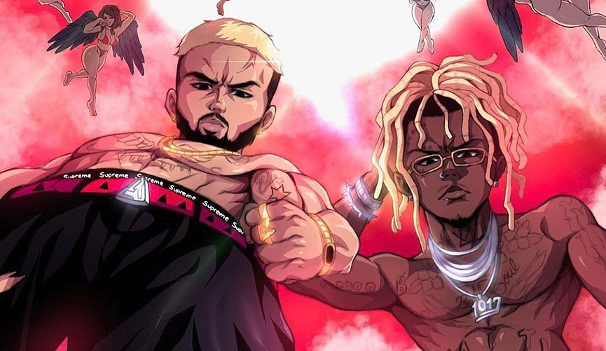 Концепт-арт Криса Брауна и Young Thug'аФото: Instagram