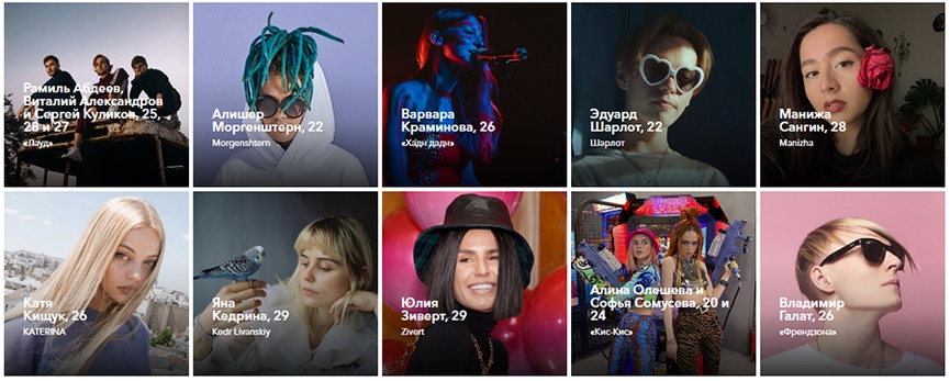 Morgenshtern'а, Катю Кищук и Manizha назвали самыми перспективными артистами России до 30. Почему?