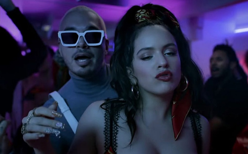 Джей Бальвин и Розалия​Фото: кадр из видео