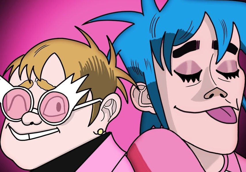 Элтон Джон и 2-D из GorillazФото: Instagram 