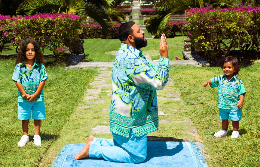 DJ Khaled с сыновьями Асадом и Ааламом​Фото: обложка альбома «KHALED KHALED»