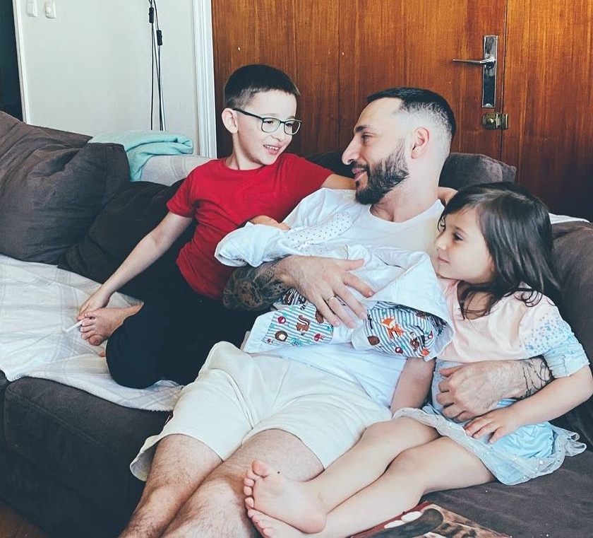 Леван, Михаил и Софико ГорозияФото: Instagram