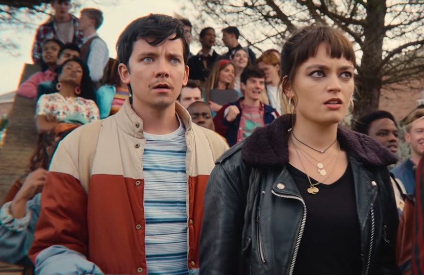Отис (Эйса Баттерфилд) и Мэйв (Эмма Маки)Фото: Netflix