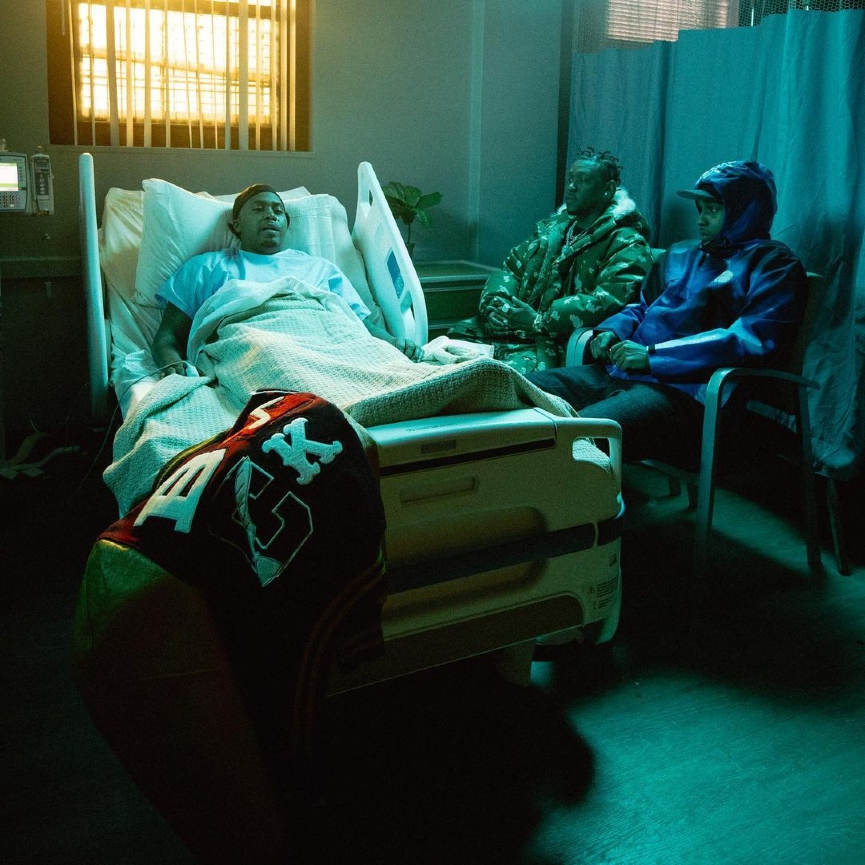 Nas, Hit-Boy и A$AP Rocky / бэкстейдж клипа «Wave Gods»Фото: соцсети